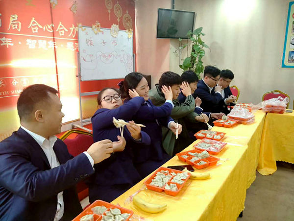 冬至游戲進行中，小伙伴們都玩得十分開心