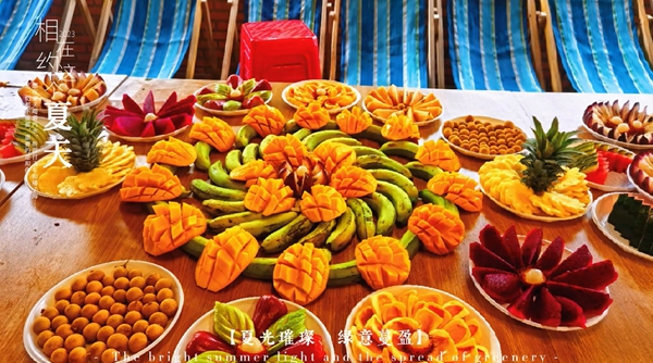 易視界精英集體實(shí)現(xiàn)水果自由日，享受水果的甜